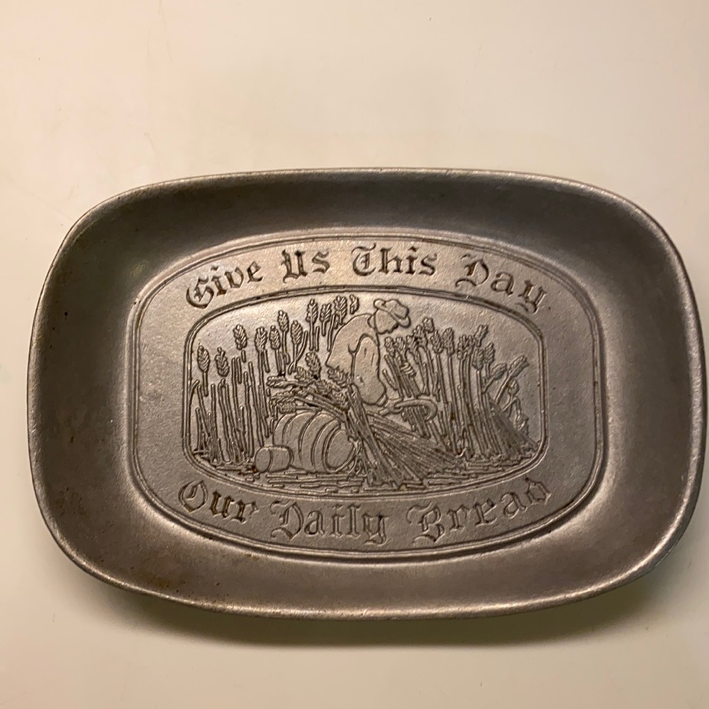 Pewter tray
